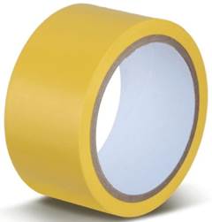 Fita de Demarcação de Solo 48mm x 30m Amarela