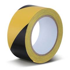 Fita de Demarcação de Solo 100mm x 30m Zebrada